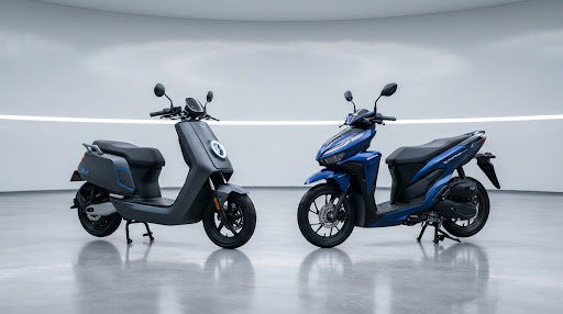 Electric Scooter vs Gas Scooter in Bali: Range, Charging & Hill Power