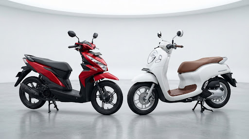 Honda Beat 110 vs Honda Scoopy: Cheapest Bali Budget Scooter Comparison