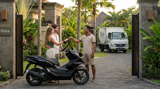 Free Scooter Delivery to Hotel & Villa in Bali: How Delivery Handoff Works
