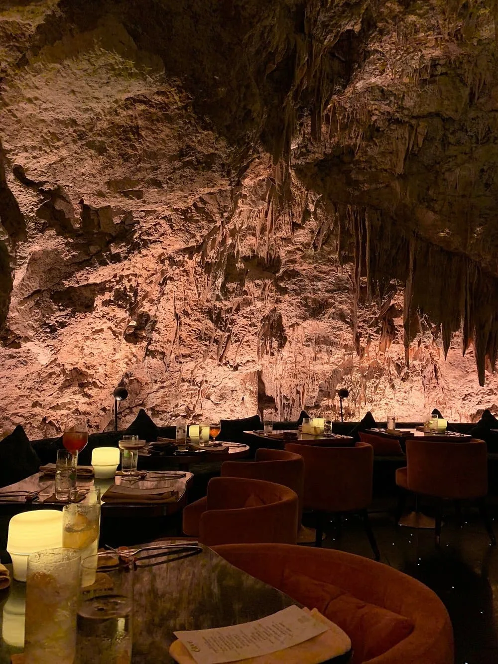 The cave by Chef Ryan Borchelt at The Edge Bali Villa